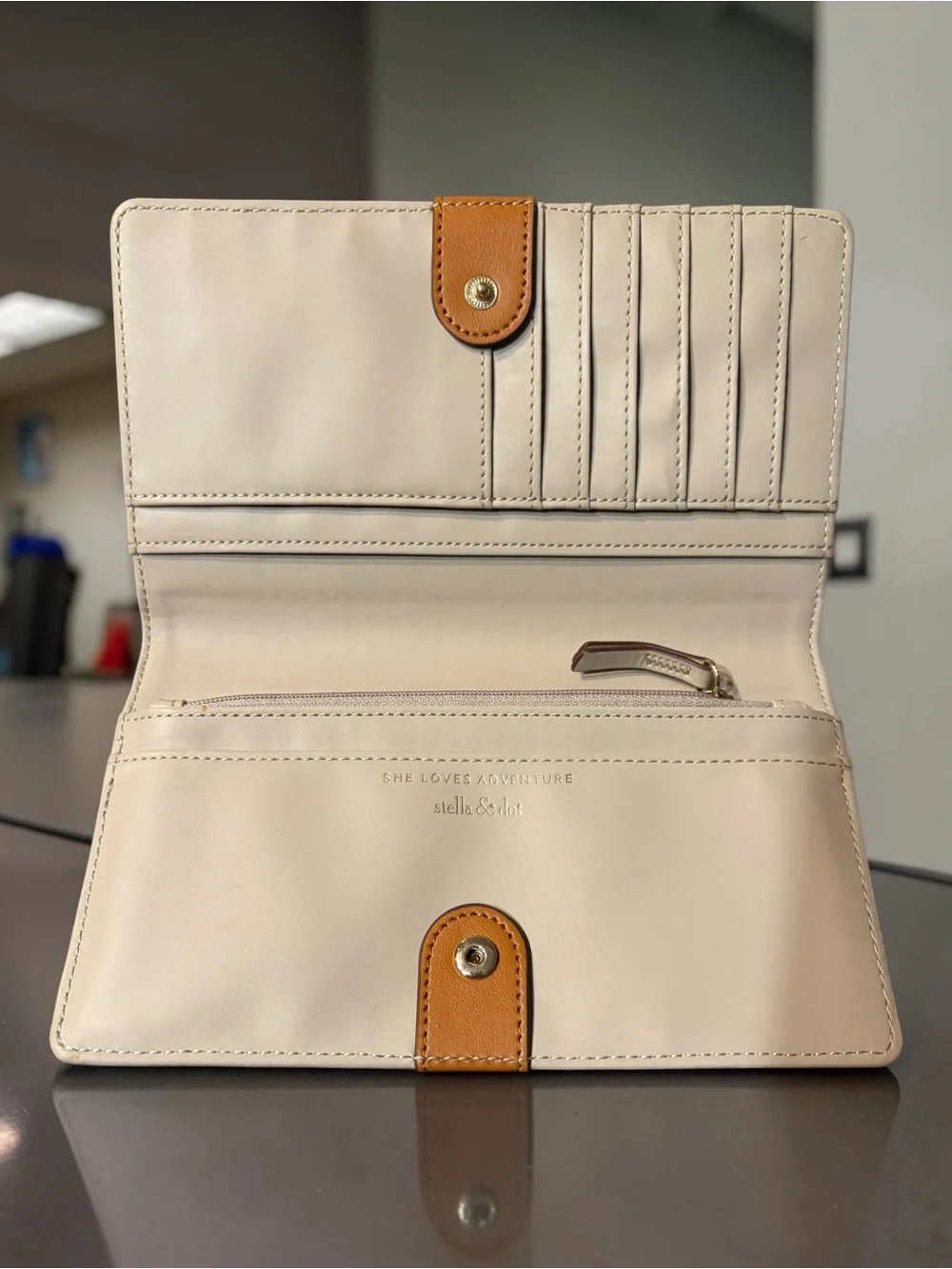 Stella & Dot Orange Perforated Tablet Folio Case